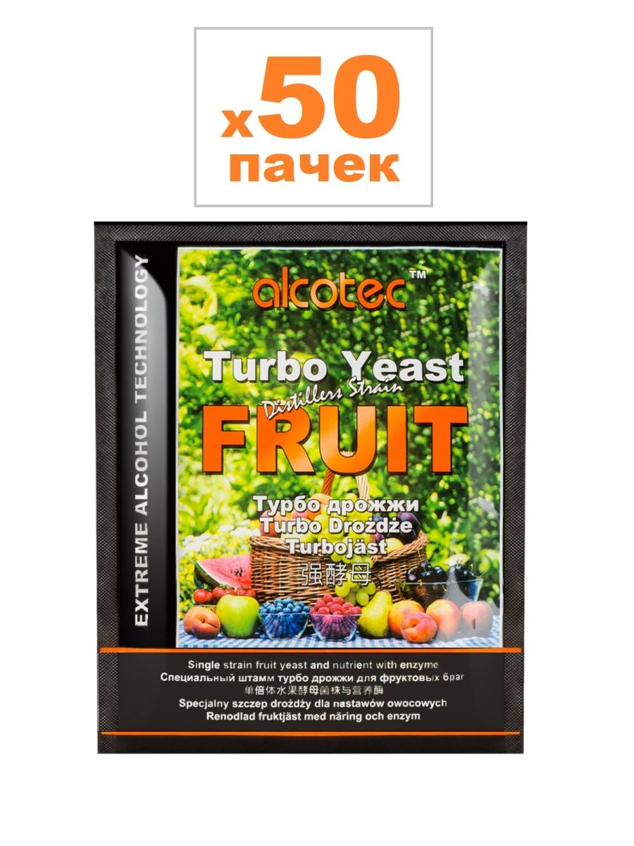 

Дрожжи спиртовые ALCOTEC Fruit Turbo
