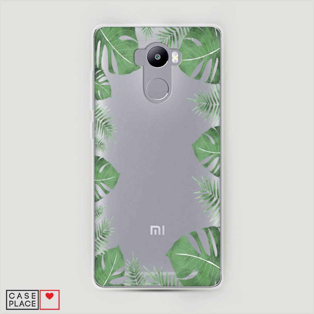 

Пластиковый чехол "Листья папоротника рамка" на Xiaomi Redmi 4