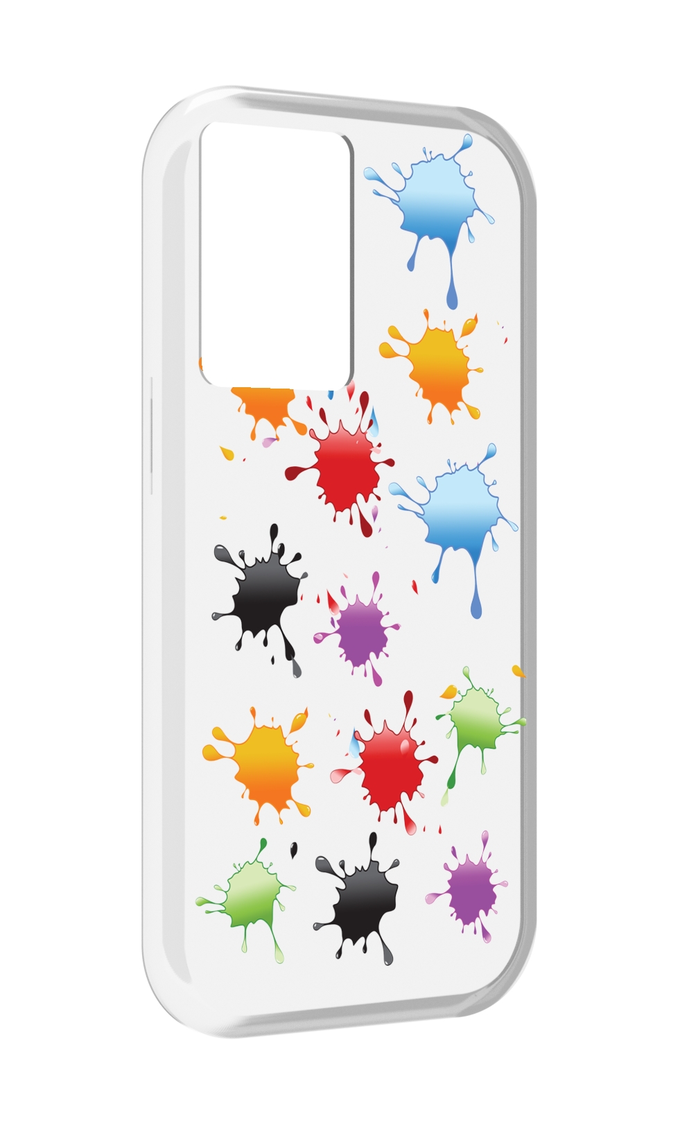 

Чехол MyPads кляксы для OnePlus Nord N20 SE, Прозрачный, Tocco
