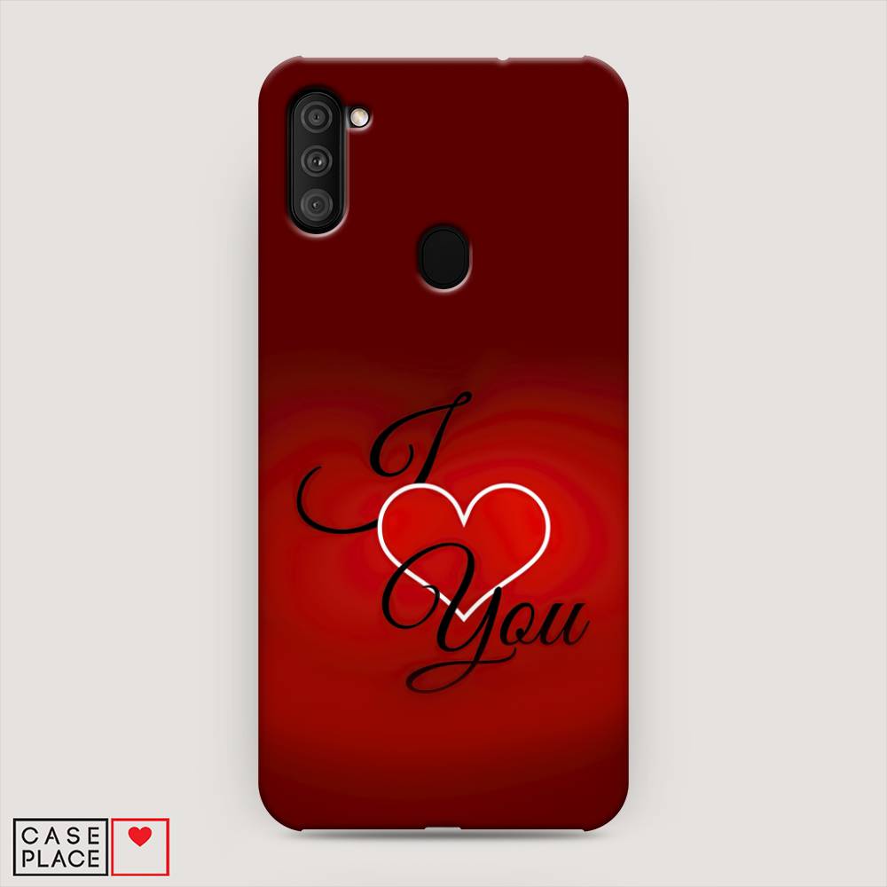 

Пластиковый чехол "I love you 3" на Samsung Galaxy A11, 2100120-5