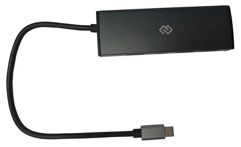 

Разветвитель USB-C Digma HUB-3U3.0С-UC-G 4порт. серый