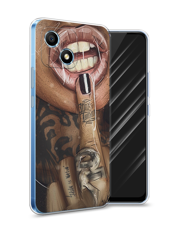 

Чехол Awog на Honor Play 30 "Девушка с татуировками", Разноцветный, 6108750-9