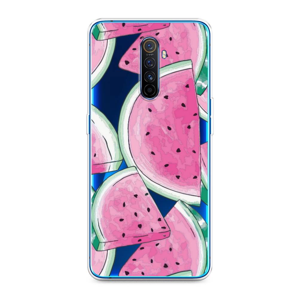 

Чехол Awog на Realme X2 Pro "Акварельные арбузы", Разноцветный, 251750-10