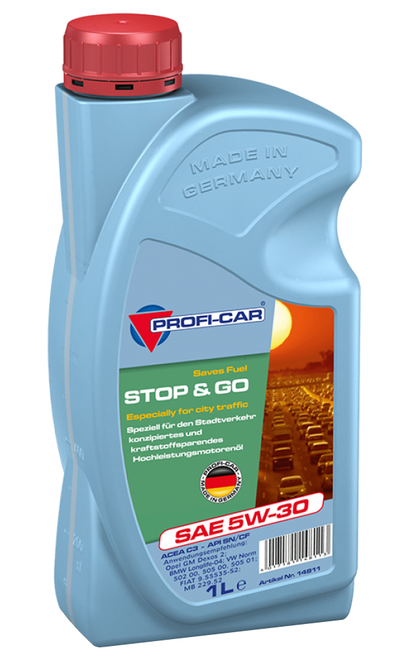 Prof 5W30 Stop&Go (1L) Масло Мотор Синтapi Sn/Cf,Acea C3,Мв 229.51/52/226.5,Dex2,Ll-04,505