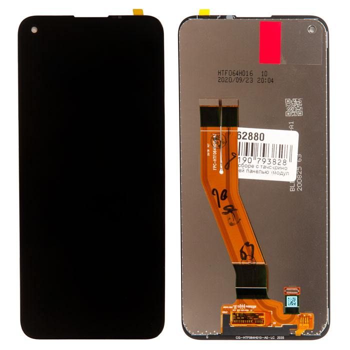Дисплей для Samsung SM-A115F Galaxy A11 + тачскрин (черный)