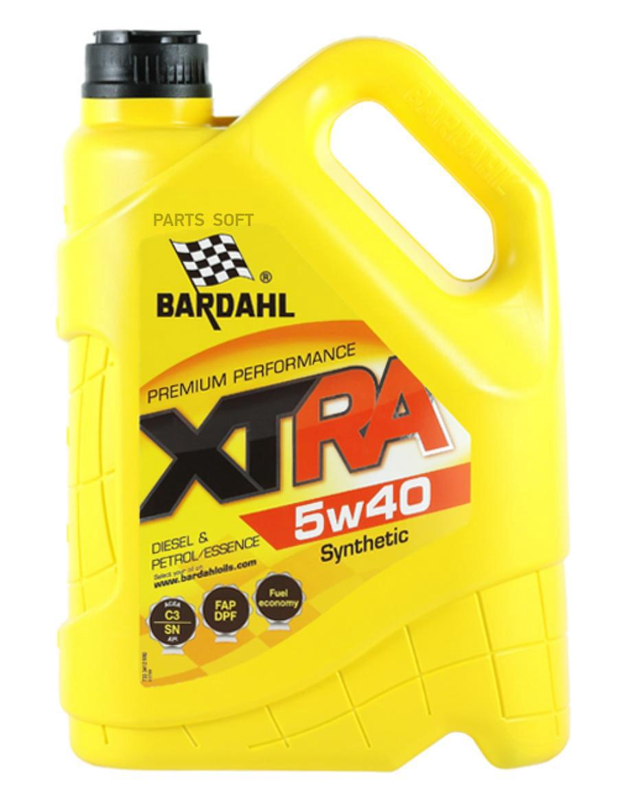 

Моторное масло BARDAHL XTRA 5W40 MID SAPS синтетическое 5W40 5л