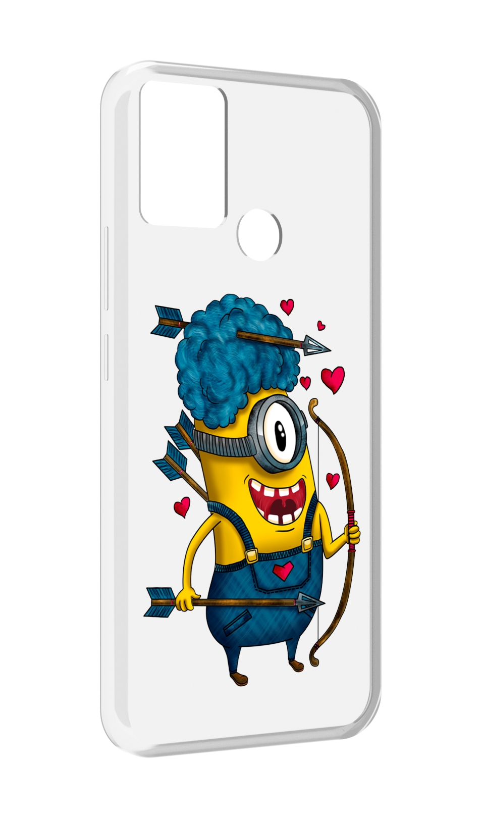 

Чехол MyPads Миньон купидон для Infinix Hot 11 Play, Прозрачный, Tocco