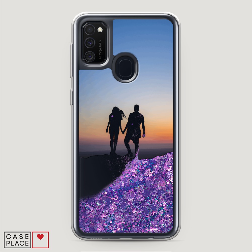 

Чехол Awog на Samsung Galaxy M21 "Пара на краю света", Разноцветный, 29792-1
