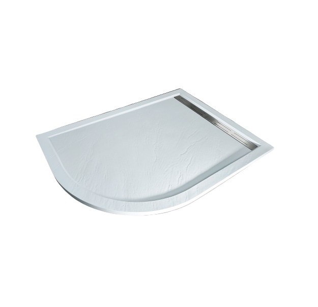 

Душевой поддон WeltWasser WW TRR 12080 STONE-WT R 120х80 см белый с сифоном