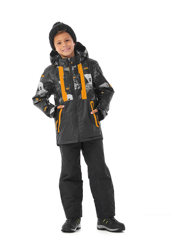 Куртка детская Oldos Люк ARAW22JK1T104 серый, 158