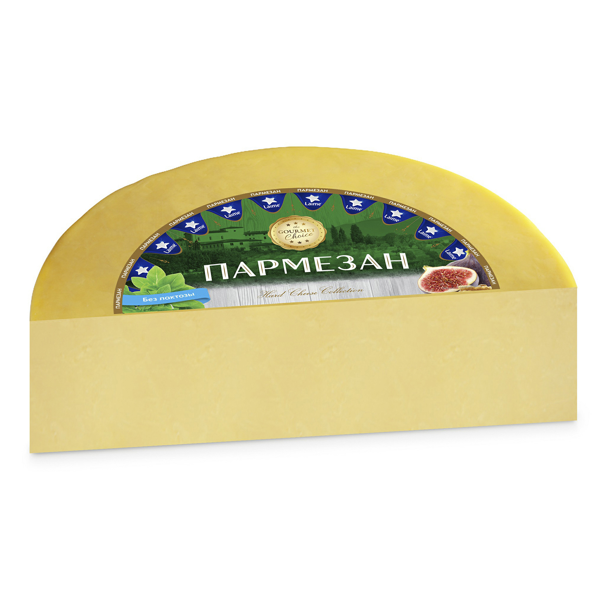 

Сыр твердый Laime Пармезан 40% +-200 г