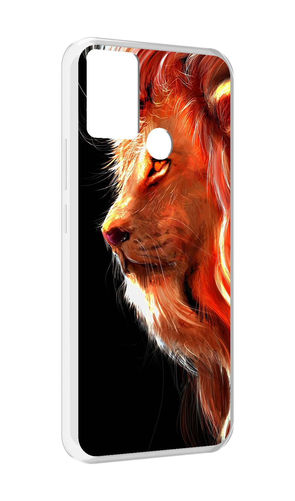 

Чехол MyPads Арт-рисунок-льва мужской для Infinix Hot 11 Play, Прозрачный, Tocco
