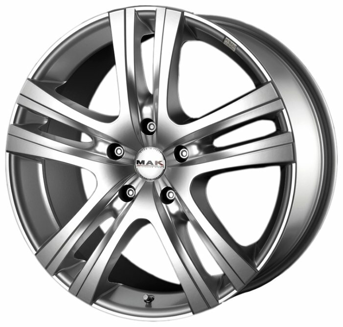 фото Колесный диск mak aria silver 6.5xr16 et40 5*114.3 d76