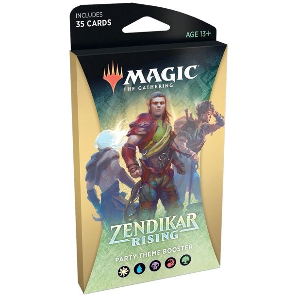 

Тематический многоцветный бустер Wizards of the Coast MTG Zendikar Rising на англ. языке