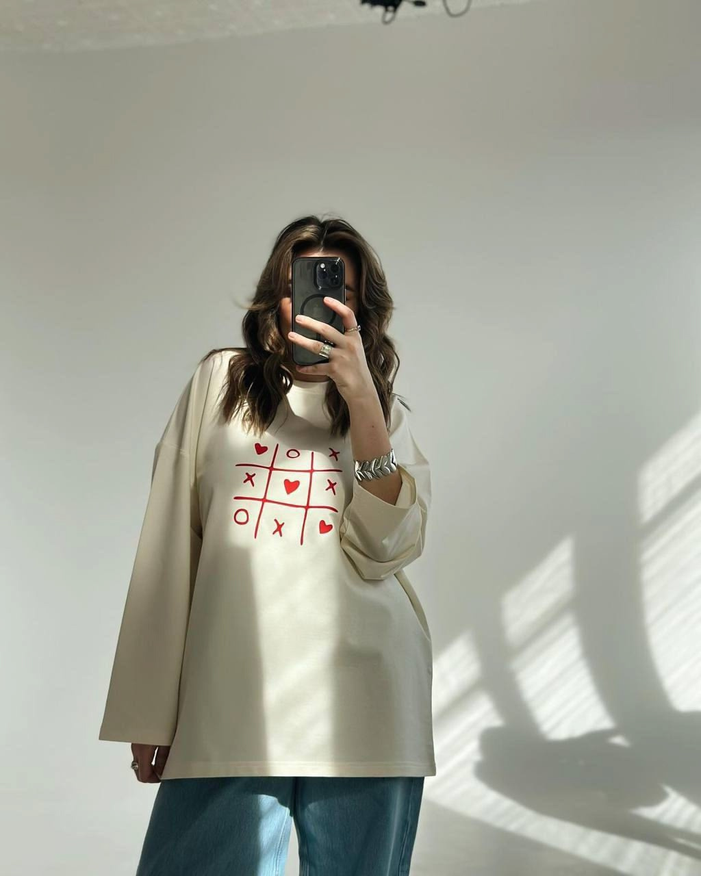 

Лонгслив женский NoBrand 15 белый, 15