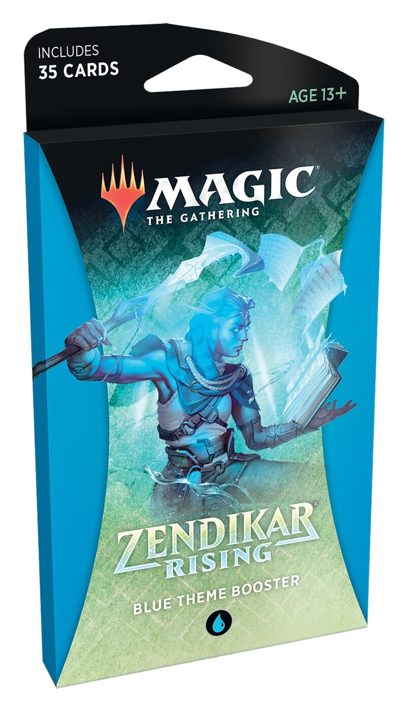 фото Тематический синий бустер wizards of the coast mtg издания zendikar rising на англ. языке