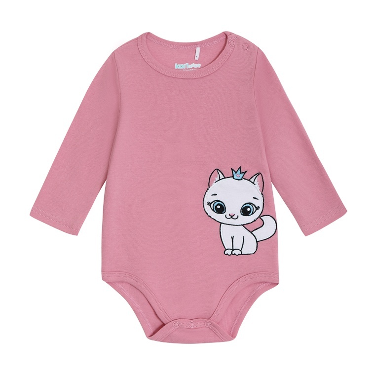 

Боди детское Kari Baby AW24B21203504, темно-розовый, 68, 234521