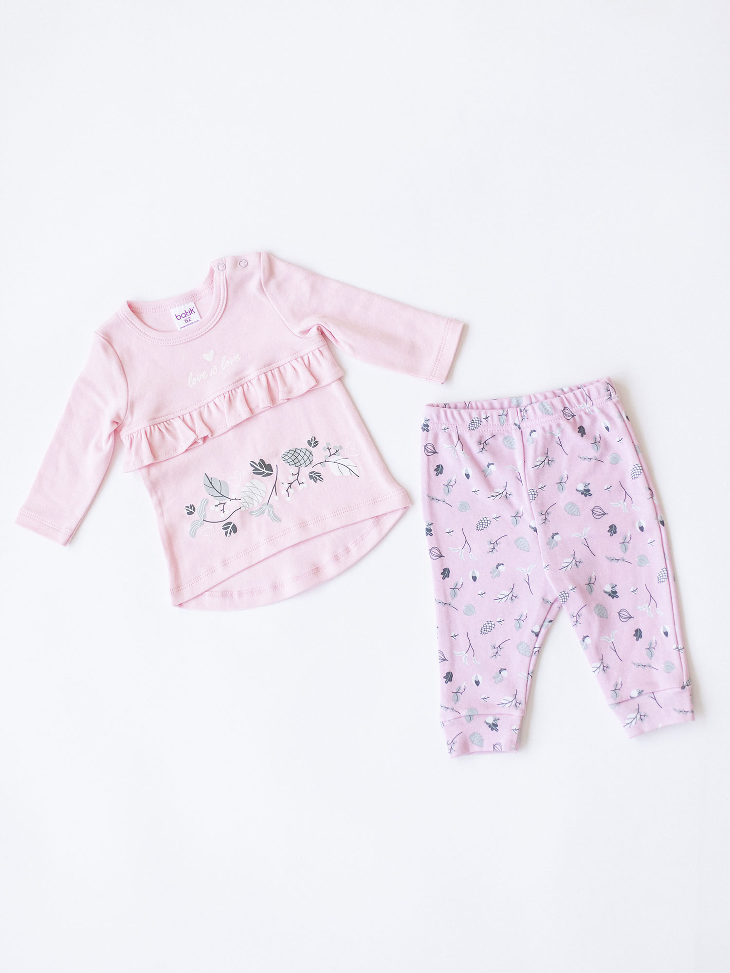 

Комплект одежды Batik 0041_ОН цв. розовый р. 74, 0041_ОН