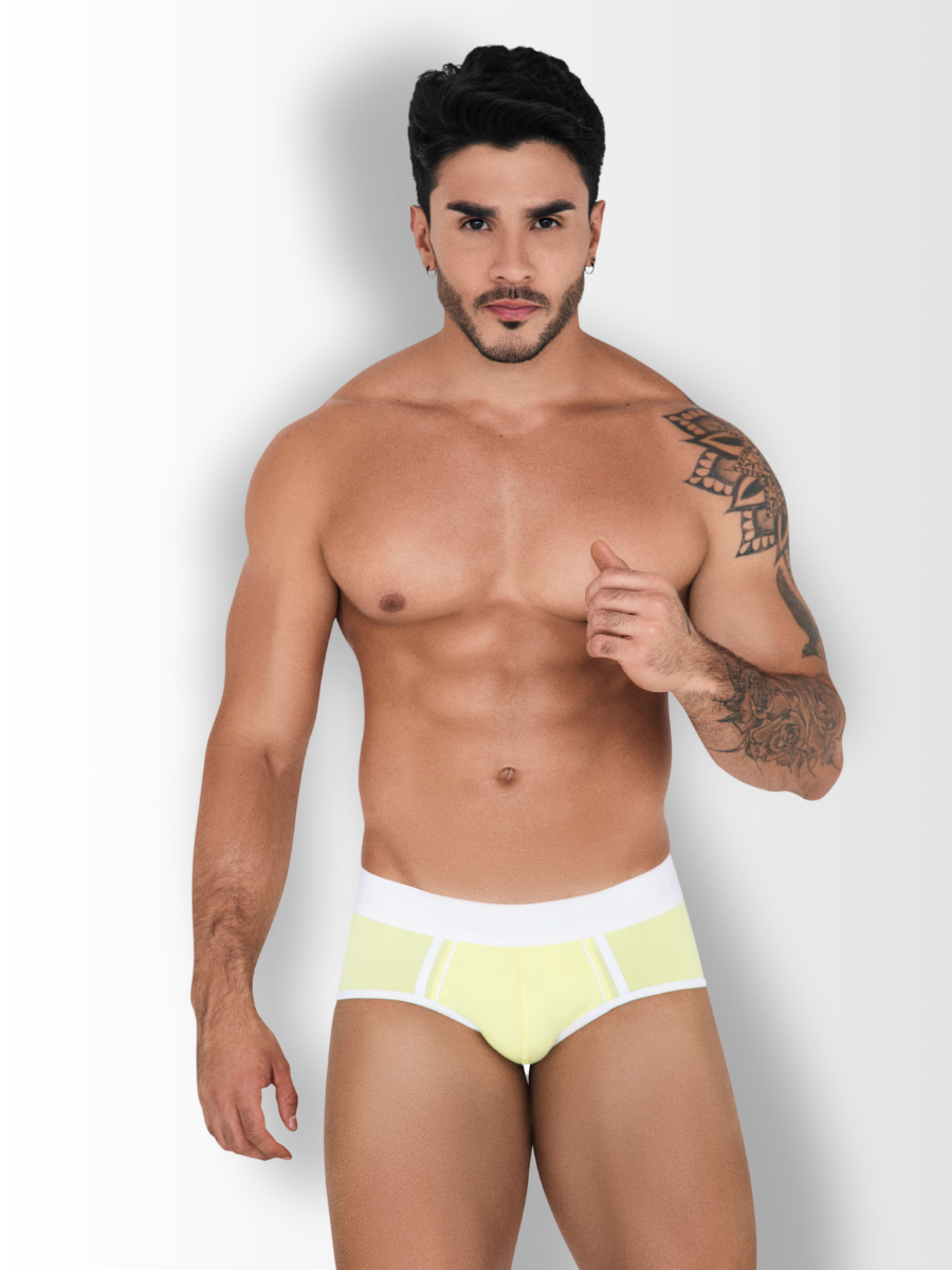 Трусы мужские Clever Masculine Underwear 1509 желтые XL