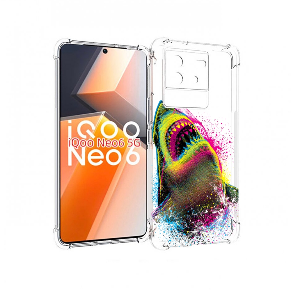

Чехол MyPads челюсти-2 для Vivo iQoo Neo 6 5G, Прозрачный, Tocco