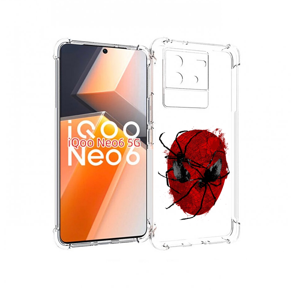 

Чехол MyPads человек паук для Vivo iQoo Neo 6 5G, Прозрачный, Tocco