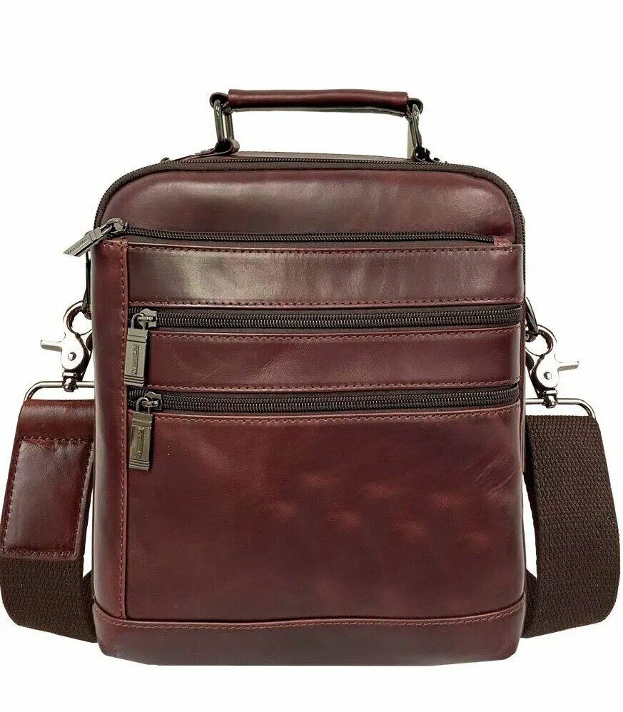 

Сумка мужская из натуральной кожи 6602M brown (коричневый), 00-00001543