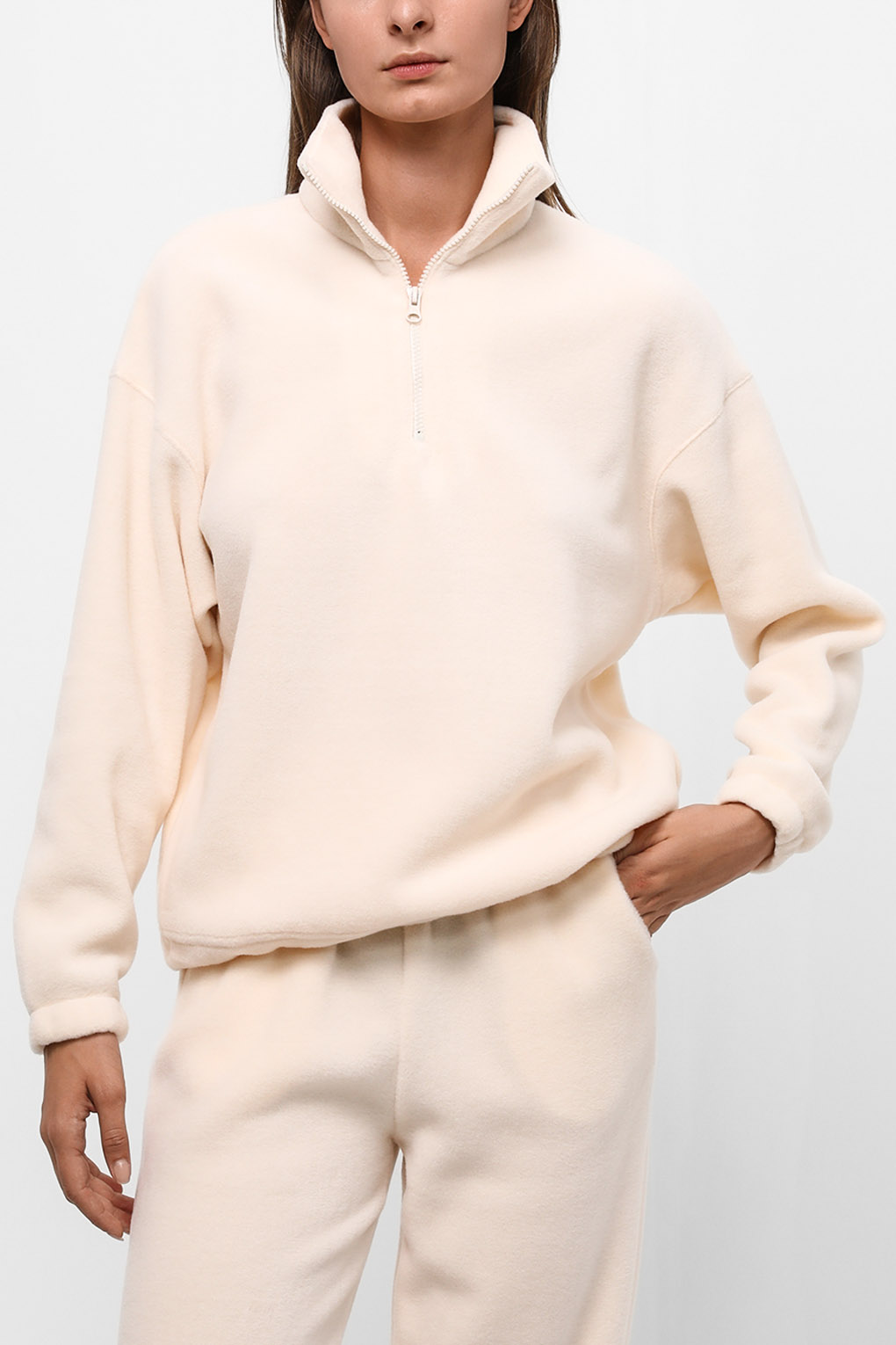 

Толстовка женская Belucci BL220811232-025 белая XS, BL220811232-025