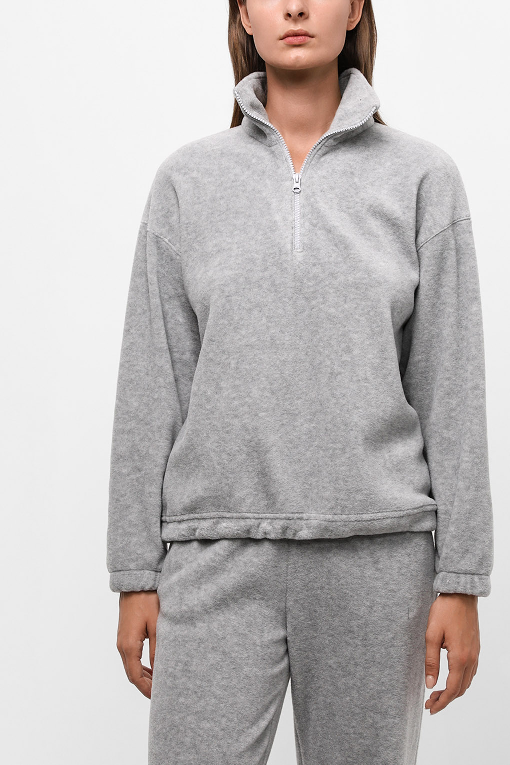 

Толстовка женская Belucci BL220811232-014 серая M, BL220811232-014