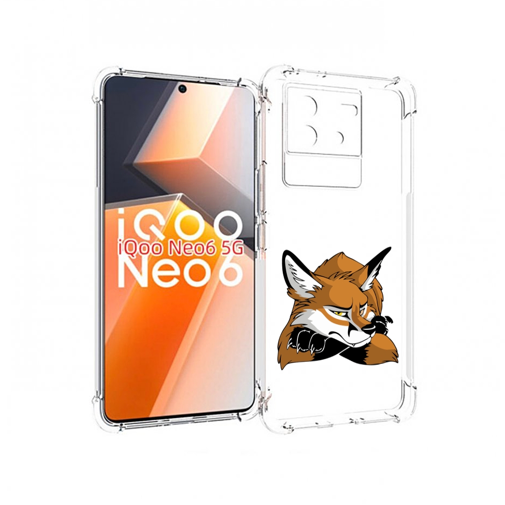 

Чехол MyPads фокс для Vivo iQoo Neo 6 5G, Прозрачный, Tocco