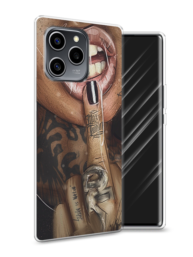 

Чехол Awog на Honor 60 SE "Девушка с татуировками", Разноцветный, 6108050-9