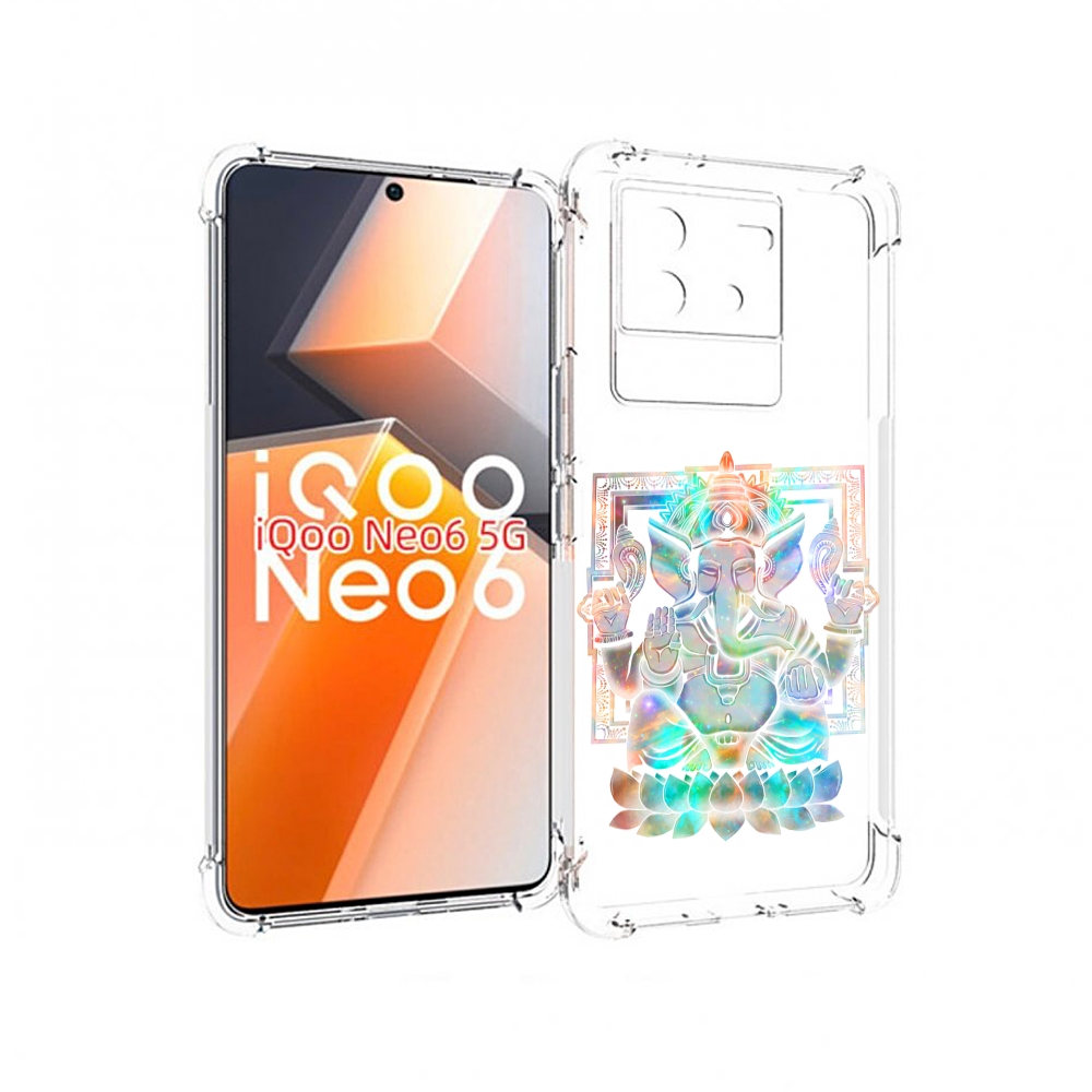 

Чехол MyPads умный слон для Vivo iQoo Neo 6 5G, Прозрачный, Tocco