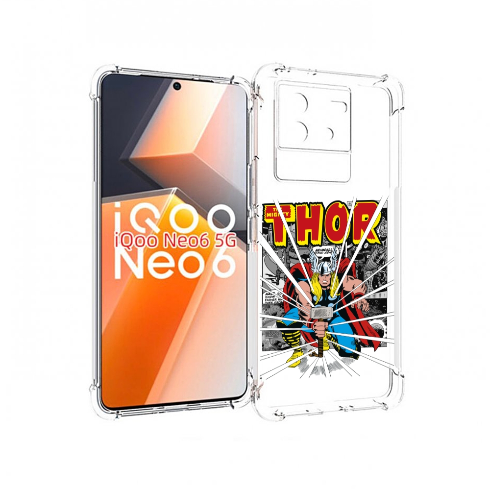 

Чехол MyPads тор рисунок для Vivo iQoo Neo 6 5G, Прозрачный, Tocco