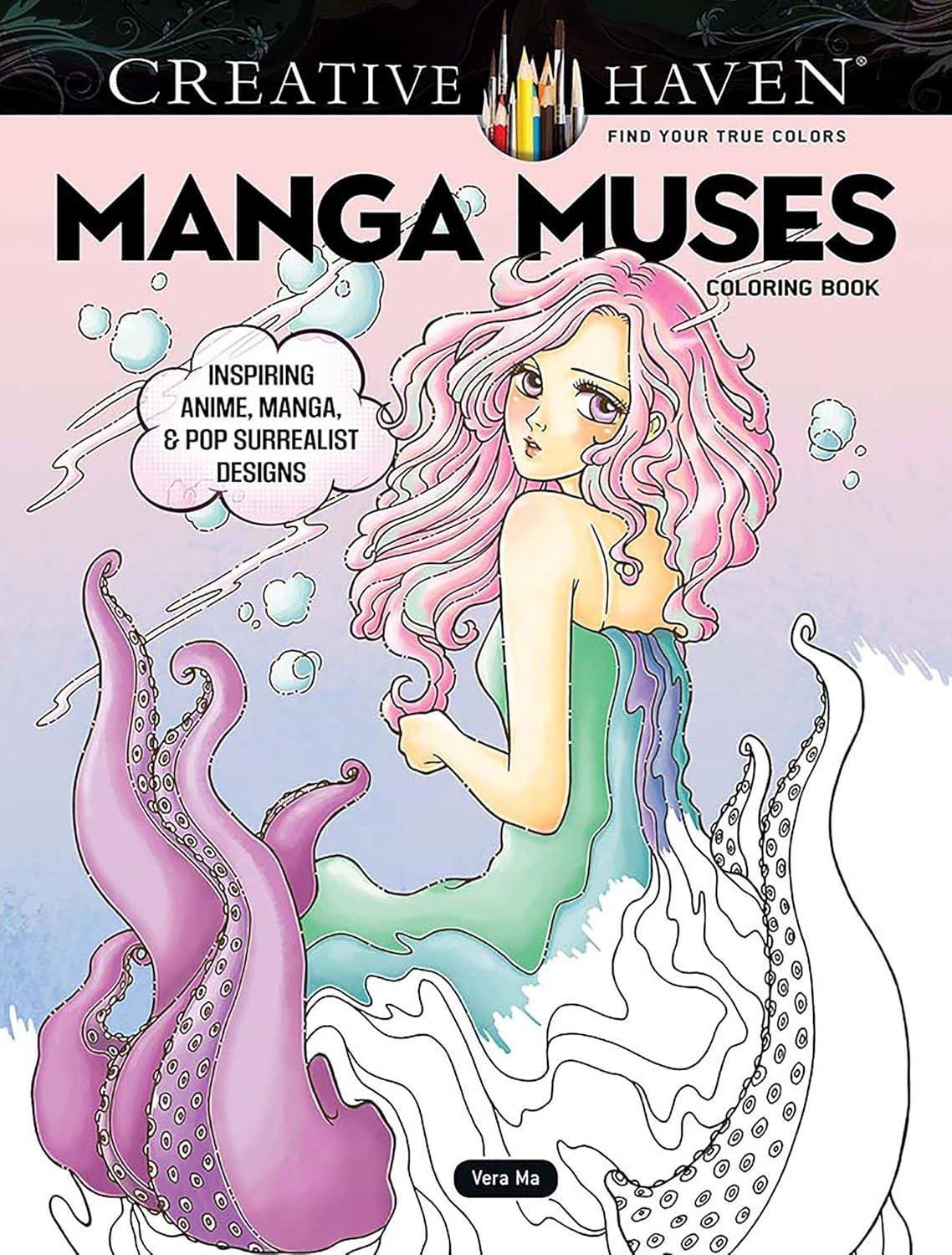 

Creative Haven Manga Muses Coloring Book: Inspiring Anime, Manga, & Pop Surrealist Designs