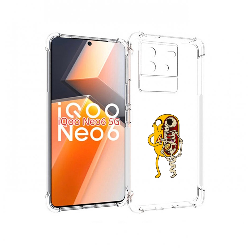 

Чехол MyPads Джейк скелет для Vivo iQoo Neo 6 5G, Прозрачный, Tocco