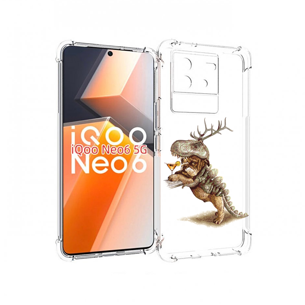 

Чехол MyPads тематическая вечеринка для Vivo iQoo Neo 6 5G, Прозрачный, Tocco