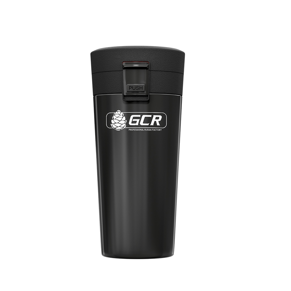 Термокружка GCR-54061 380мл для напитков черная