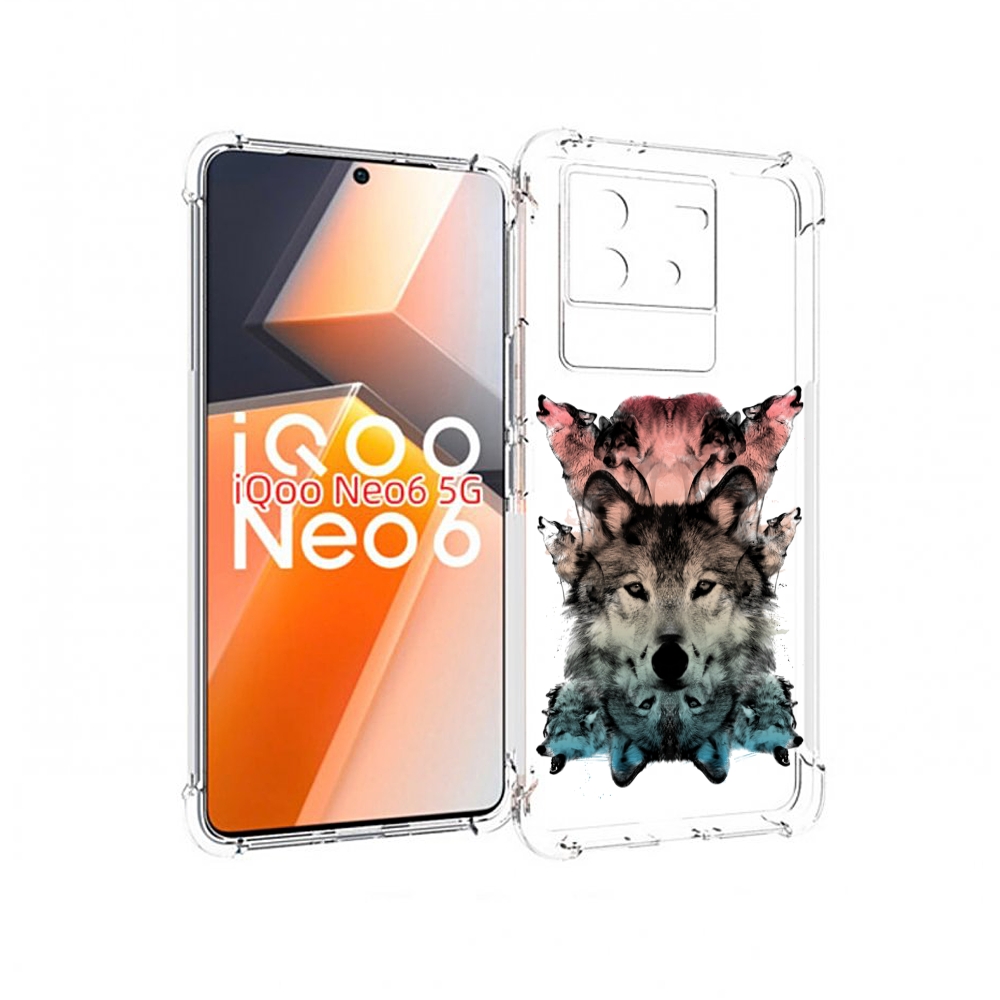 

Чехол MyPads стая для Vivo iQoo Neo 6 5G, Прозрачный, Tocco