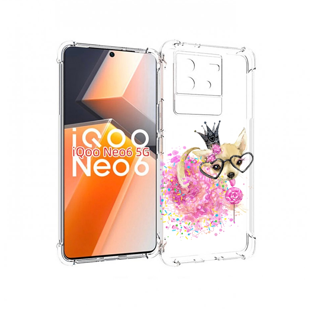 

Чехол MyPads сладкая принцесса для Vivo iQoo Neo 6 5G, Прозрачный, Tocco