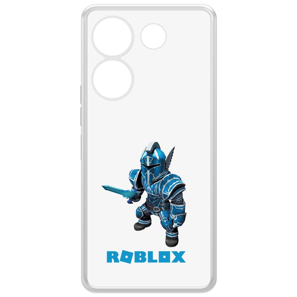 

Чехол-накладка Krutoff Clear Case Roblox-Рыцарь Алар для TECNO Camon 20 Pro, Прозрачный