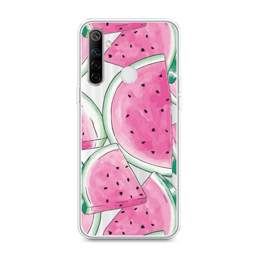 

Чехол Awog на Realme 6i "Акварельные арбузы", Разноцветный, 252950-10