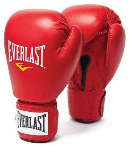 Боксерские перчатки Everlast 10 OZ красный, 10 унций
