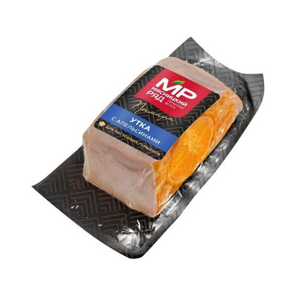 

Утка с апельсинами Мясницкий Ряд копчено-вареная +-100 г