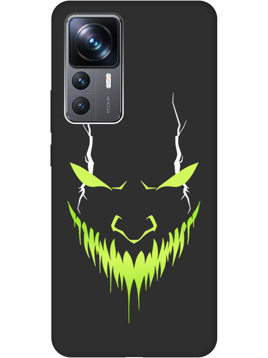 

Силиконовый чехол на Xiaomi 12T / 12T Pro с принтом "Evil Face" матовый черный, Черный;белый;зеленый, 762091951