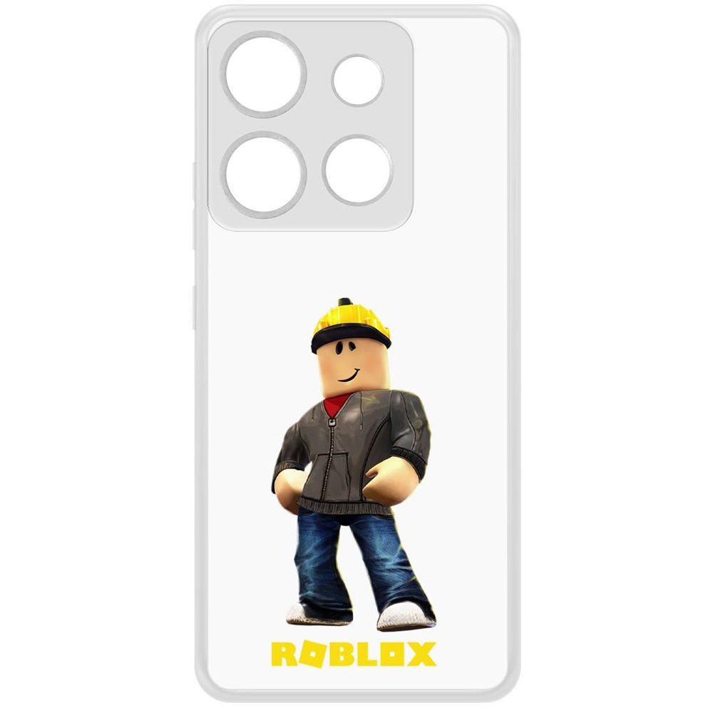 

Чехол-накладка Krutoff Clear Case Roblox-Строитель для INFINIX Smart 7 HD, Прозрачный