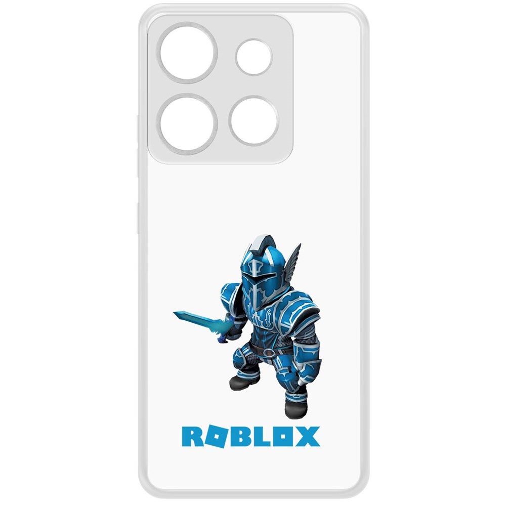 Чехол-накладка Krutoff Clear Case Roblox-Рыцарь Алар для INFINIX Smart 7 HD