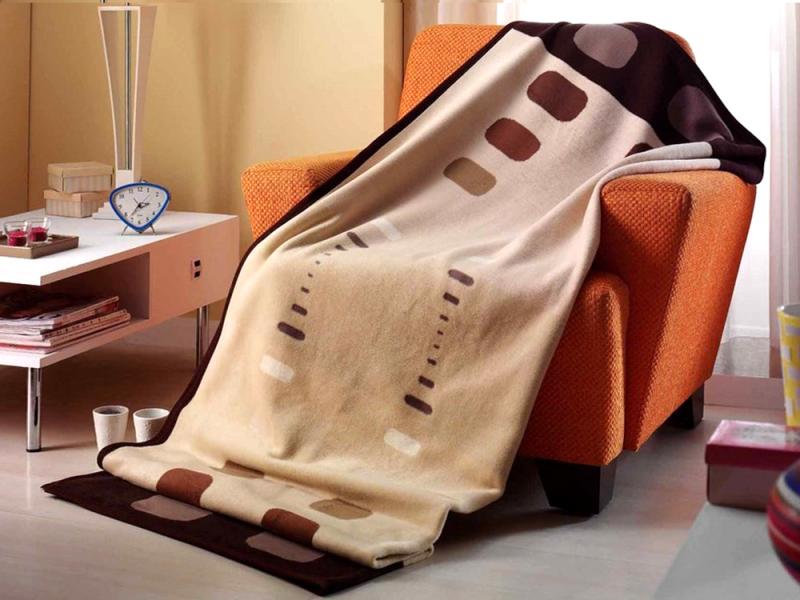 Плед хлопковый Rajtex Пятна 200х220