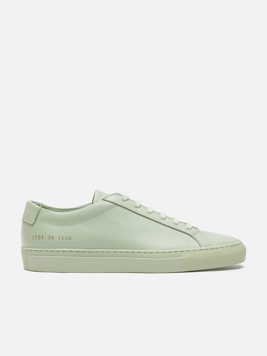 фото Кеды женские common projects original achilles low зеленые 38 eu