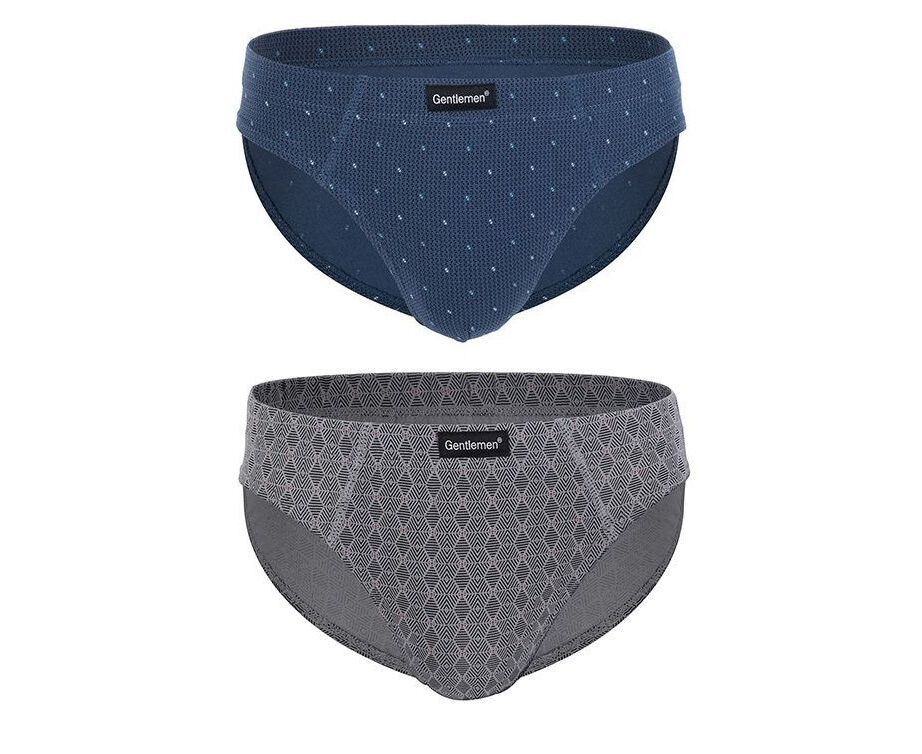 

Комплект трусов мужских Gentlemen GP 8032 синих XXL, GP 8032