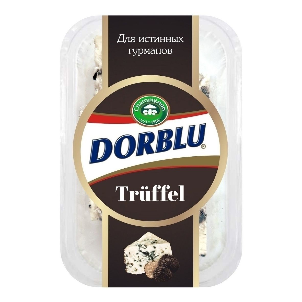 Сыр мягкий Dorblu Дор блю с голубой плесенью и трюфелем 50 % БЗМЖ 120 г