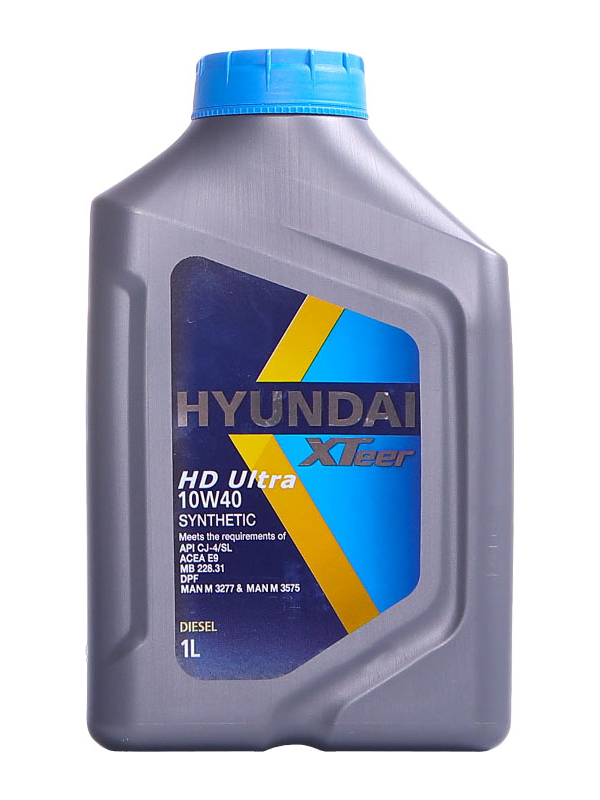 фото Масло моторное hyundai diesel hd ultra 10w40, 1л синтетическое, 1011227 hyundai xteer